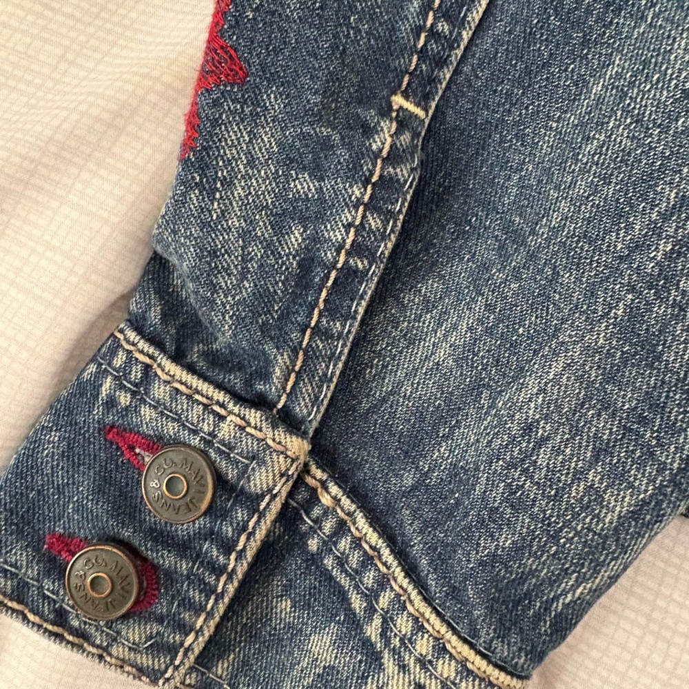 Embroidered Denim Jacket - Picture 10 of 16
